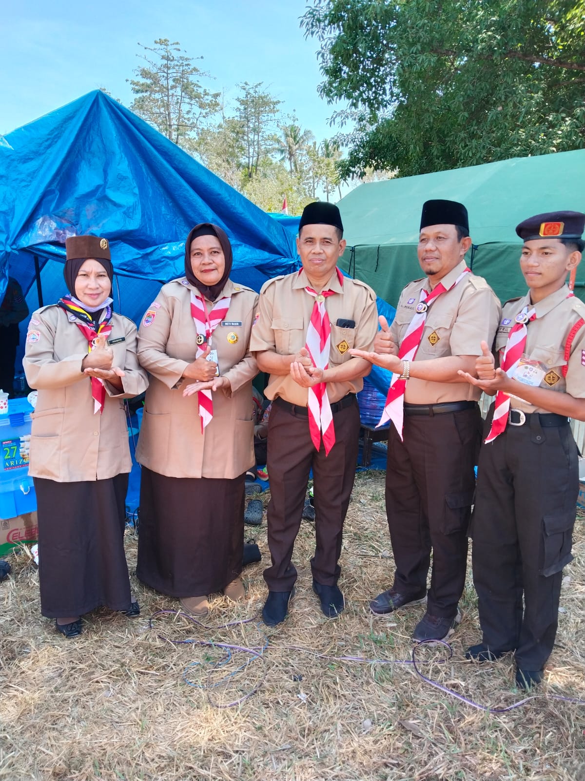 Tunjukkan Kebersamaan, Plt. Kasi Pendis Dampingi Langsung Peserta KPMP 2026 Di Tenda Perkemahan